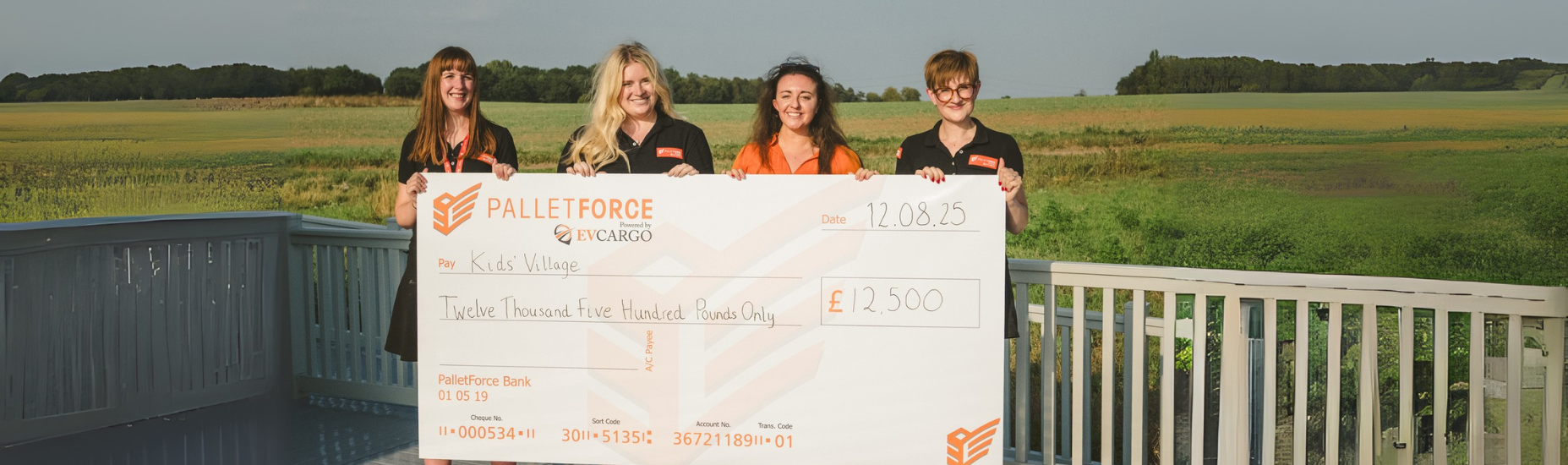 Palletforce Members Raise £12,500 To Support Kids’ Village - EV Cargo